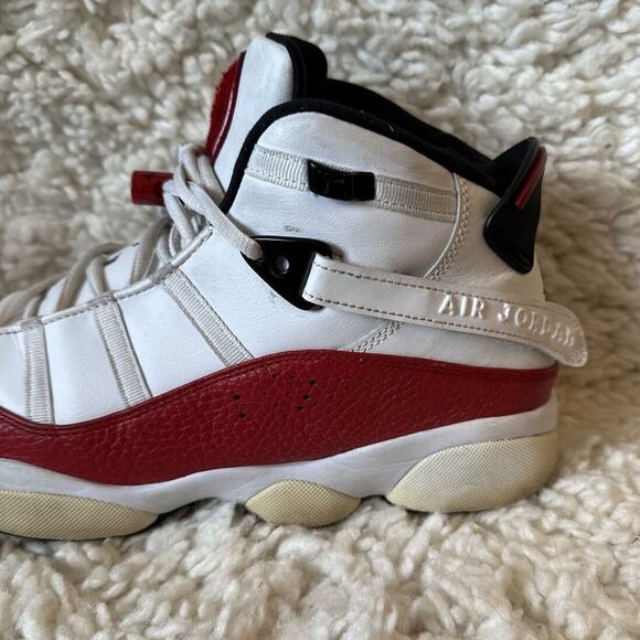 Size 10 - Jordan 6 Rings Mid University Red - Picture 10 of 16